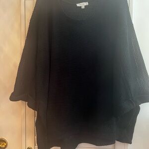 Umgee Black Knit Top